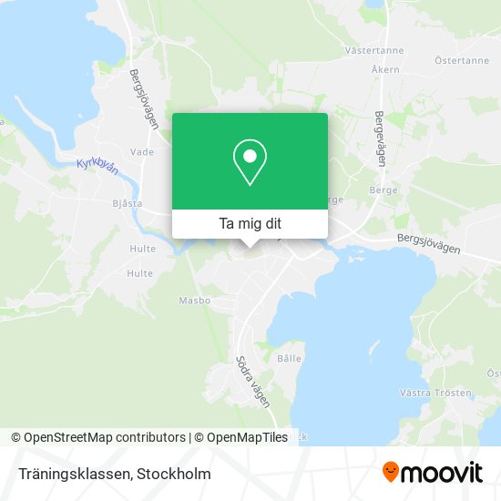 Träningsklassen karta