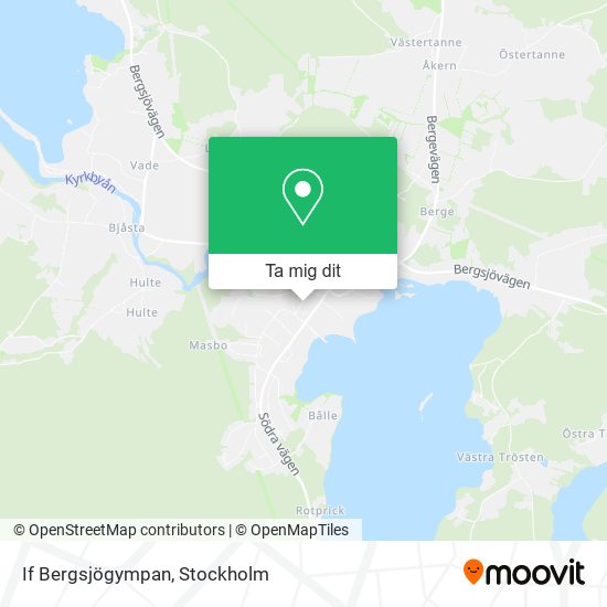 If Bergsjögympan karta