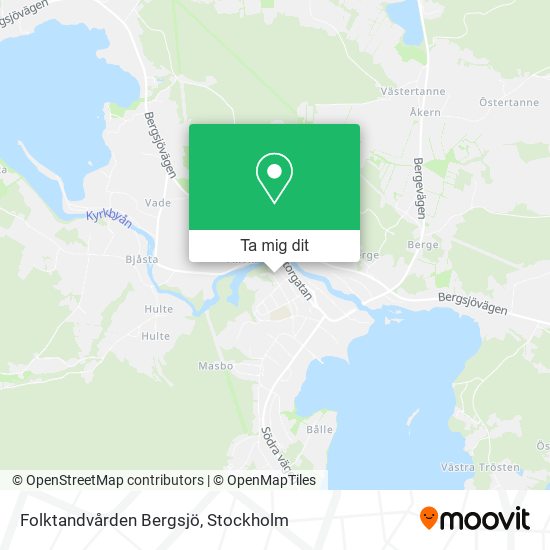 Folktandvården Bergsjö karta