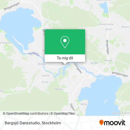 Bergsjö Dansstudio karta