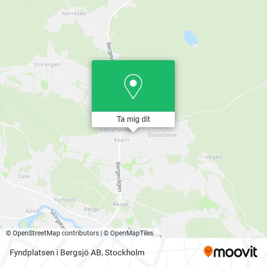 Fyndplatsen i Bergsjö AB karta