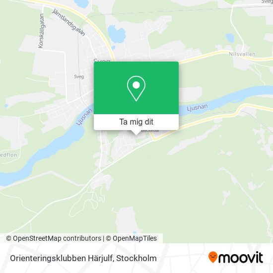 Orienteringsklubben Härjulf karta