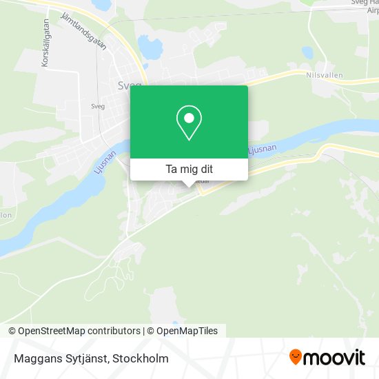 Maggans Sytjänst karta