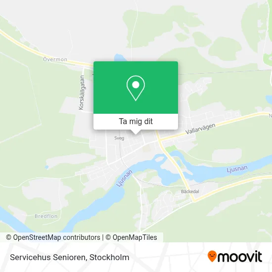 Servicehus Senioren karta