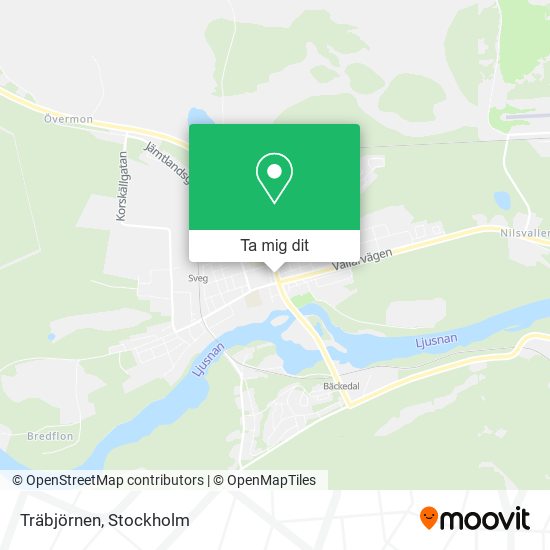 Träbjörnen karta