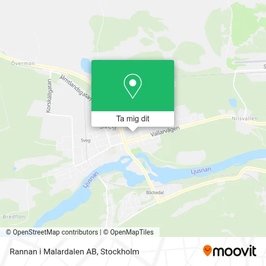 Rannan i Malardalen AB karta