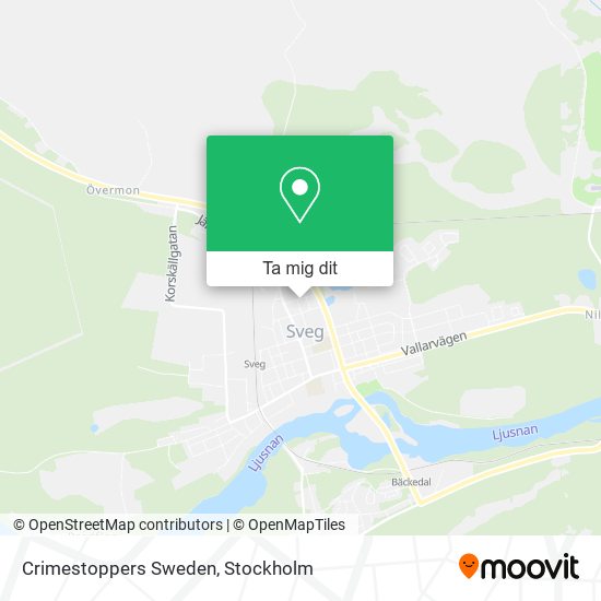 Crimestoppers Sweden karta