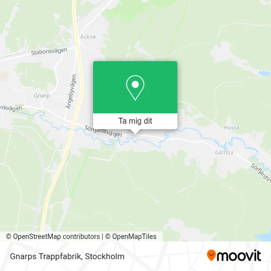 Gnarps Trappfabrik karta