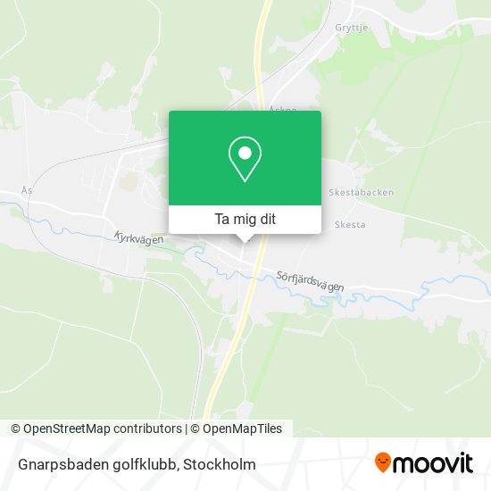 Gnarpsbaden golfklubb karta