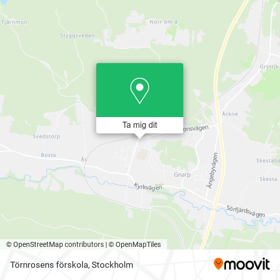 Törnrosens förskola karta