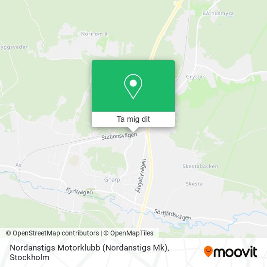 Nordanstigs Motorklubb (Nordanstigs Mk) karta
