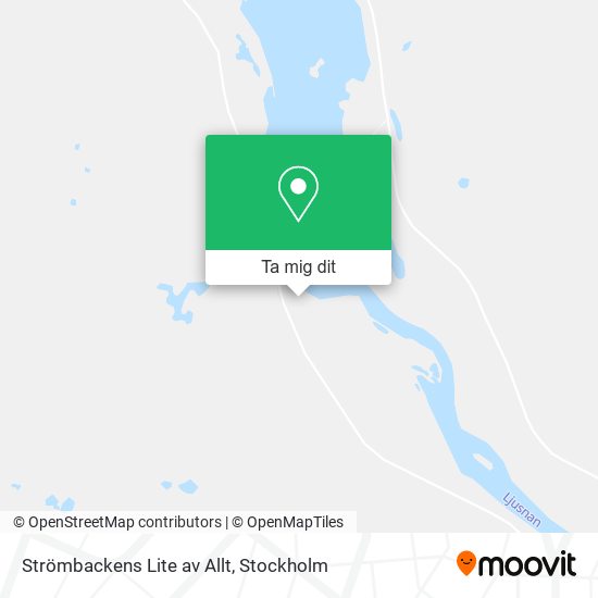 Strömbackens Lite av Allt karta