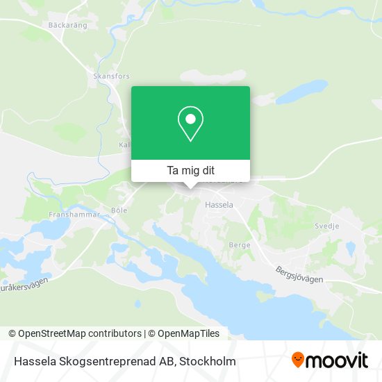 Hassela Skogsentreprenad AB karta