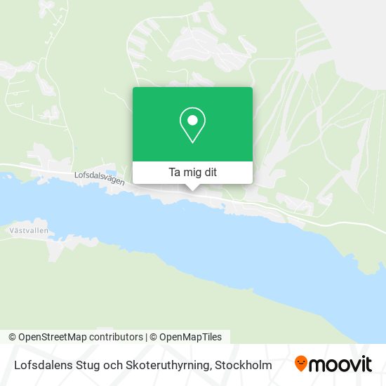 Lofsdalens Stug och Skoteruthyrning karta