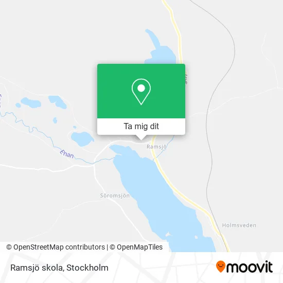 Ramsjö skola karta