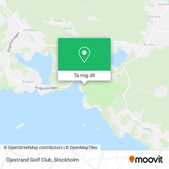 Öjestrand Golf Club karta