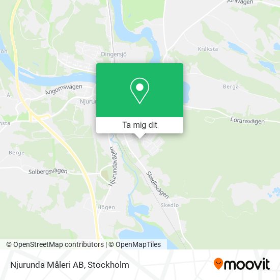 Njurunda Måleri AB karta