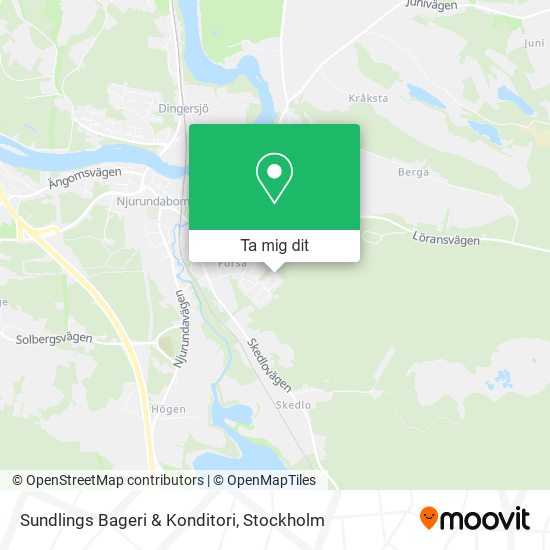 Sundlings Bageri & Konditori karta