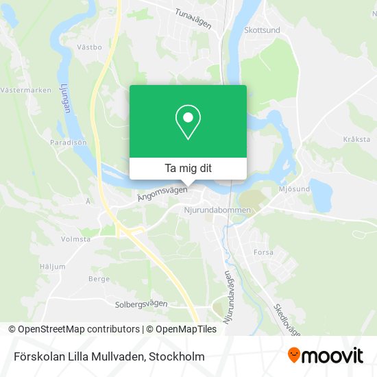 Förskolan Lilla Mullvaden karta