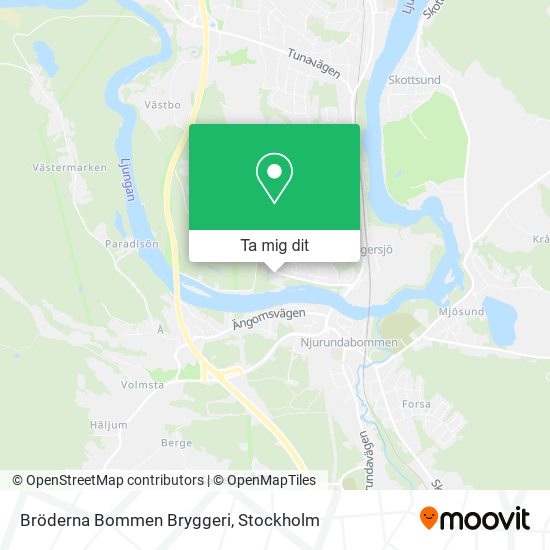 Bröderna Bommen Bryggeri karta