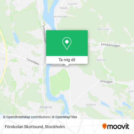 Förskolan Skottsund karta