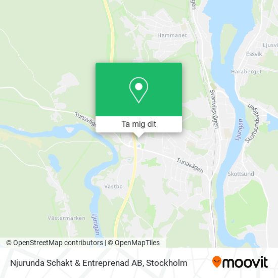 Njurunda Schakt & Entreprenad AB karta