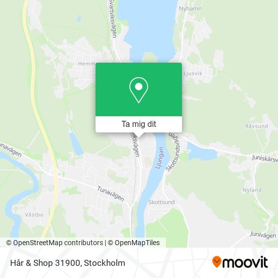 Hår & Shop 31900 karta