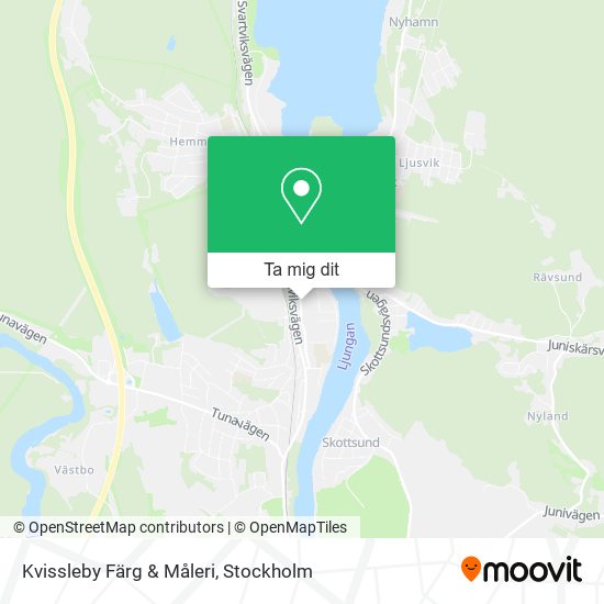Kvissleby Färg & Måleri karta