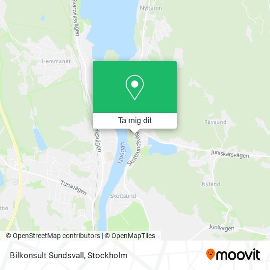 Bilkonsult Sundsvall karta