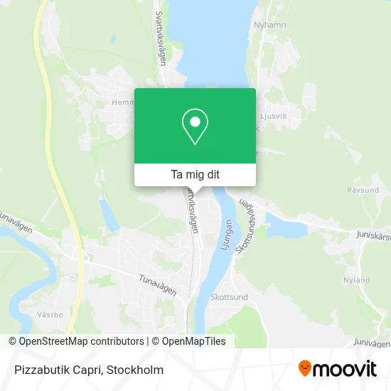 Pizzabutik Capri karta