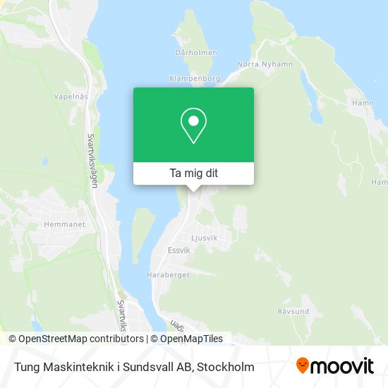 Tung Maskinteknik i Sundsvall AB karta
