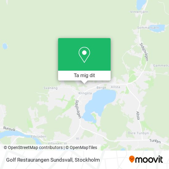 Golf Restaurangen Sundsvall karta