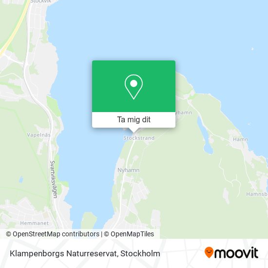 Klampenborgs Naturreservat karta