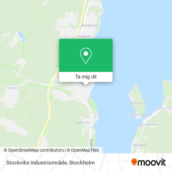 Stockviks industriområde karta