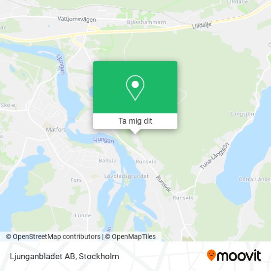 Ljunganbladet AB karta