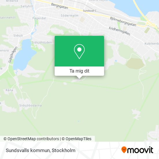 Sundsvalls kommun karta