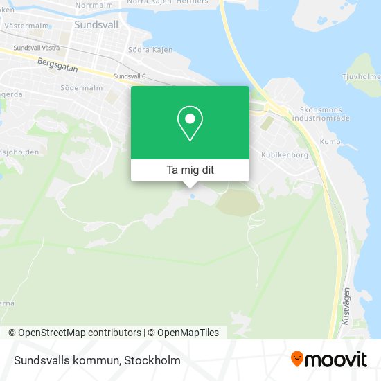 Sundsvalls kommun karta