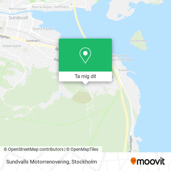 Sundvalls Motorrenovering karta