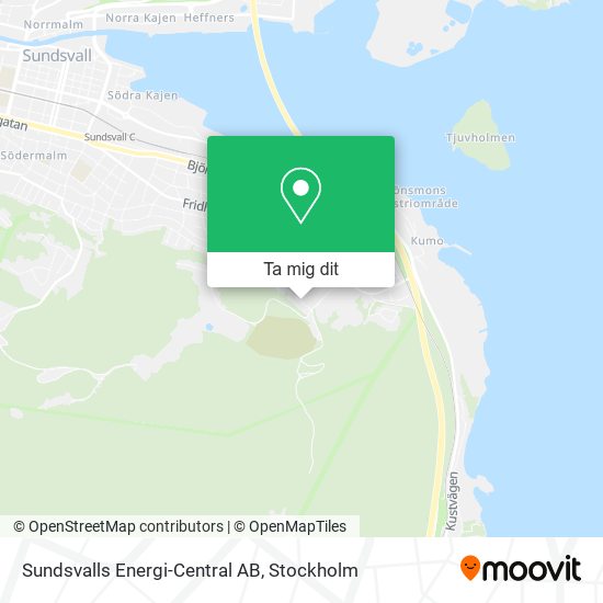 Sundsvalls Energi-Central AB karta