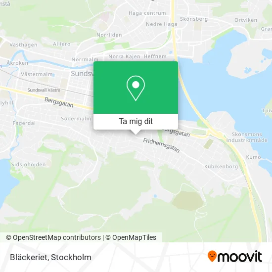 Bläckeriet karta