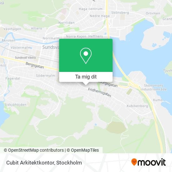 Cubit Arkitektkontor karta