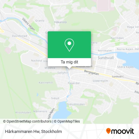 Hårkammaren Hw karta