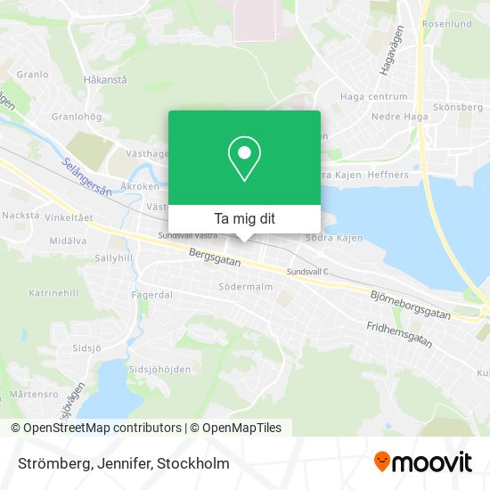 Strömberg, Jennifer karta