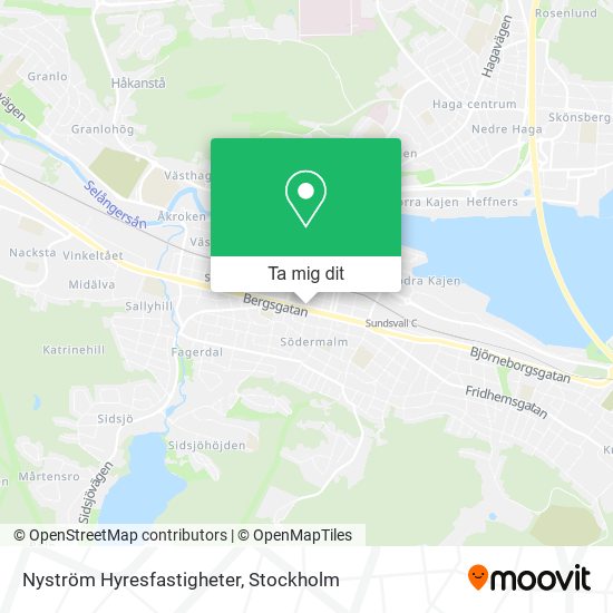 Nyström Hyresfastigheter karta