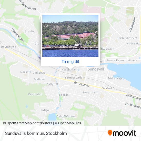 Sundsvalls kommun karta