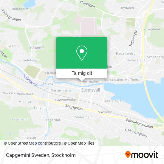 Capgemini Sweden karta