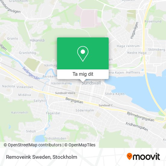 Removeink Sweden karta