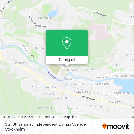 Stil, Stiftarna av Independent Living i Sverige karta