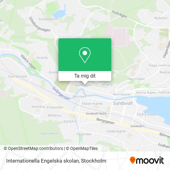 Internationella Engelska skolan karta