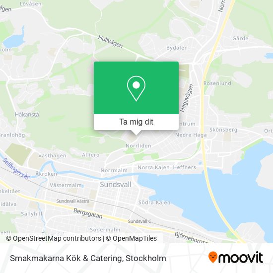 Smakmakarna Kök & Catering karta